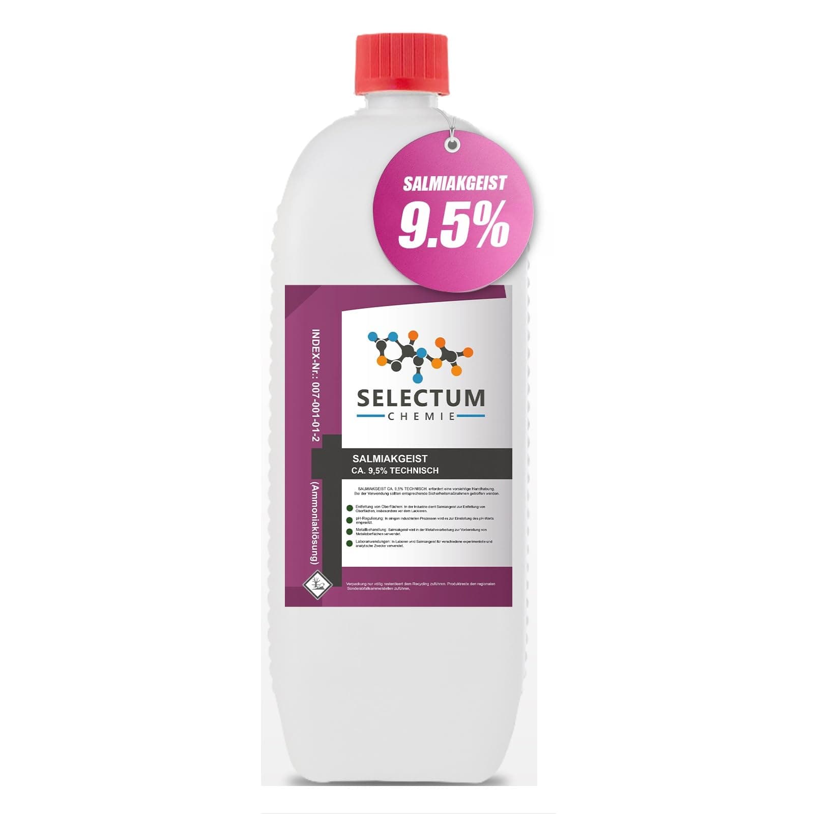 Ammoniaklösung 9,5-9,9% techn. 1 L